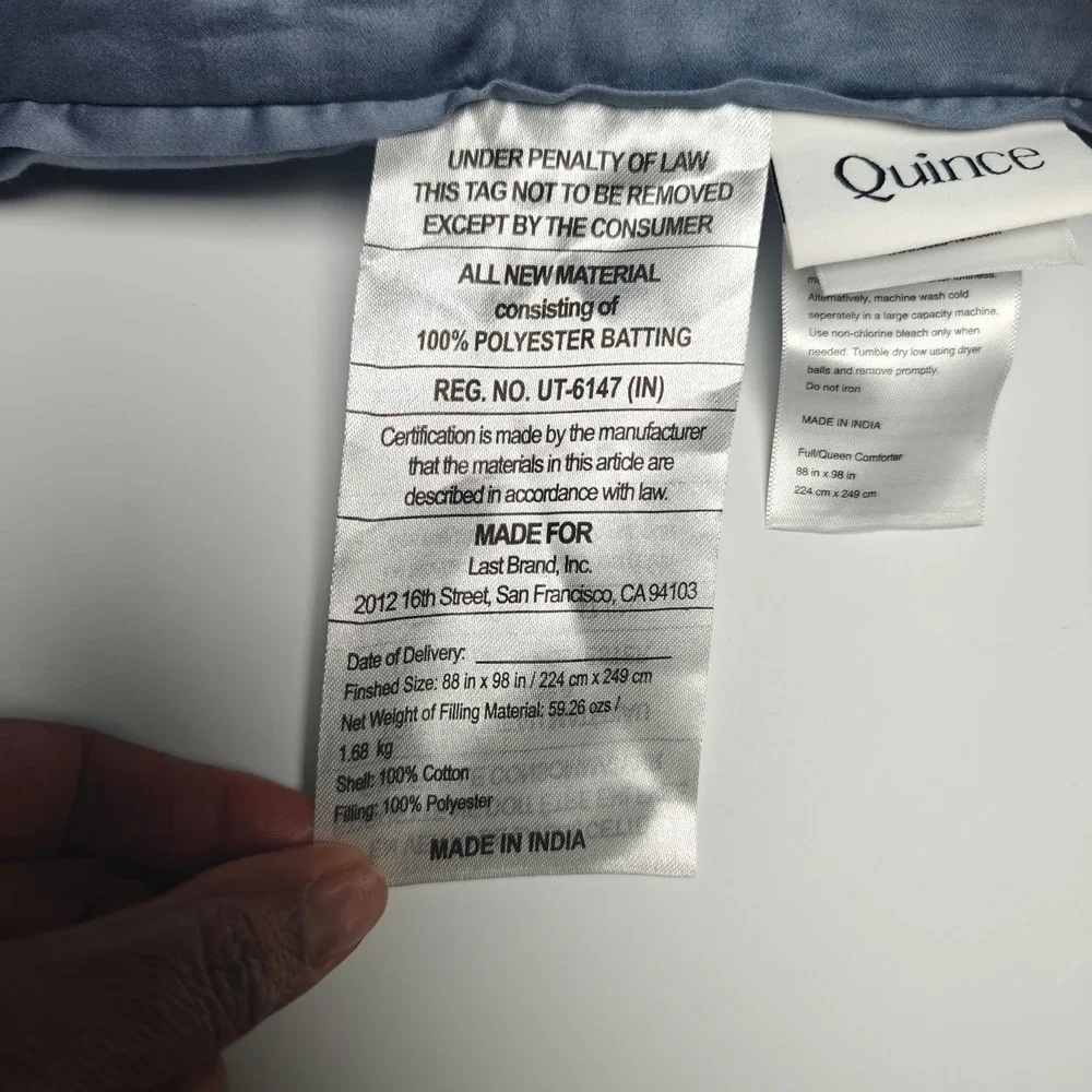 Quince comforter only